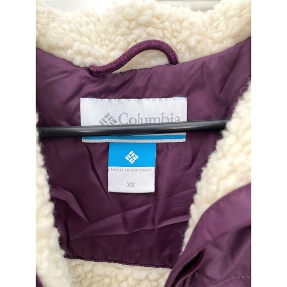 NWOT Columbia Women’s Lodge Pullover Insulated Jacket Size XS Purple SOLD OUT - Picture 12 of 12